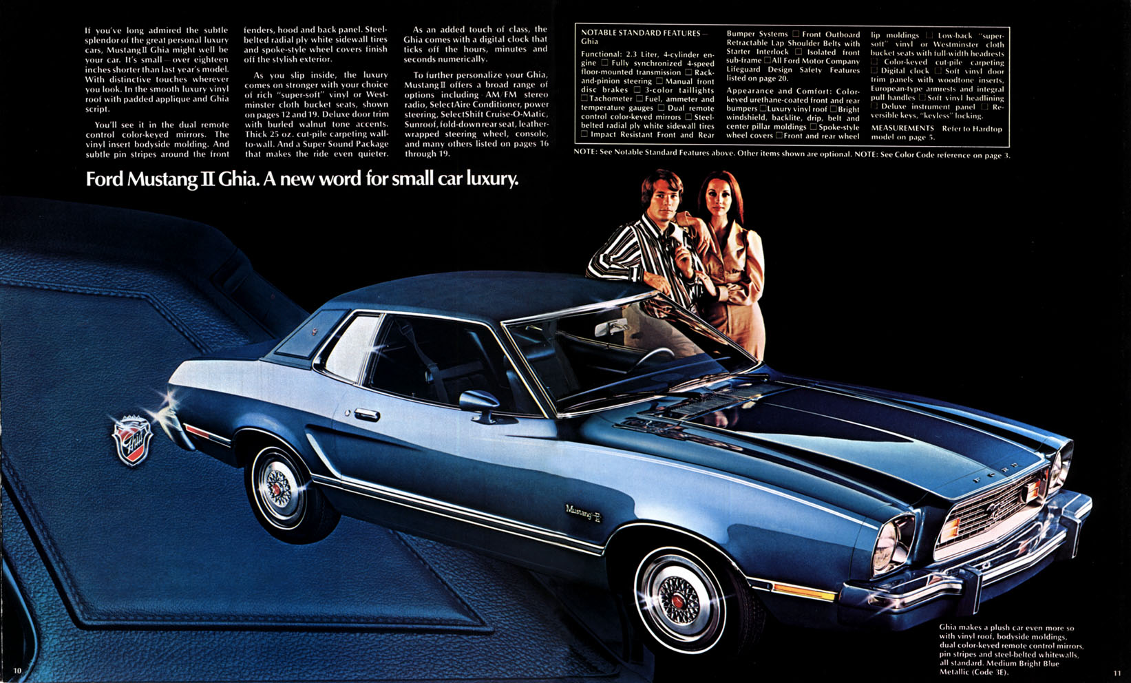 1974 Ford Mustang II Brochure Page 6